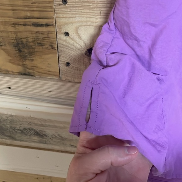 Habit size XL Purple Lightweight Button Down Short Sleeve Shirt with Pockets - Picture 8 of 16